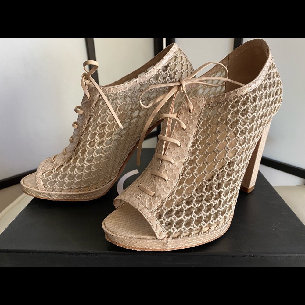 Derek Lam 10 Crosby size 8 1/2 peep Toe heels.